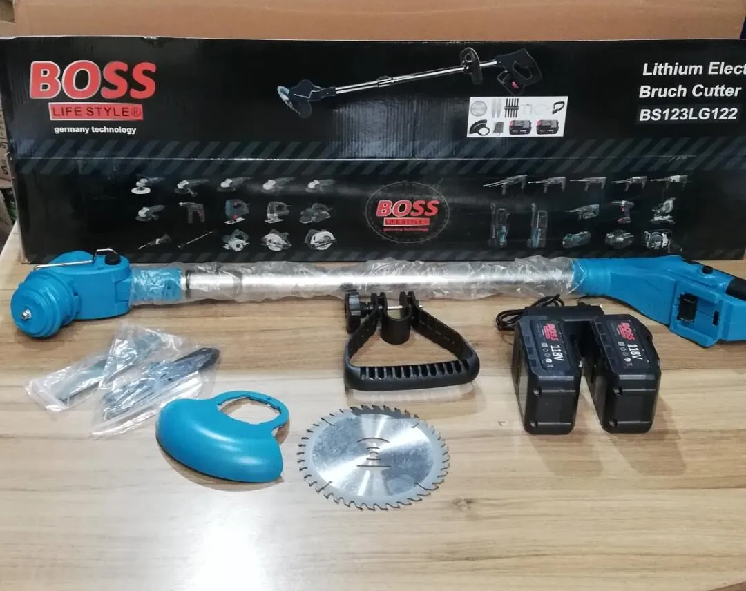 علف زن شارژی 118 ولت حرفه ای باس مدل BS123LG122