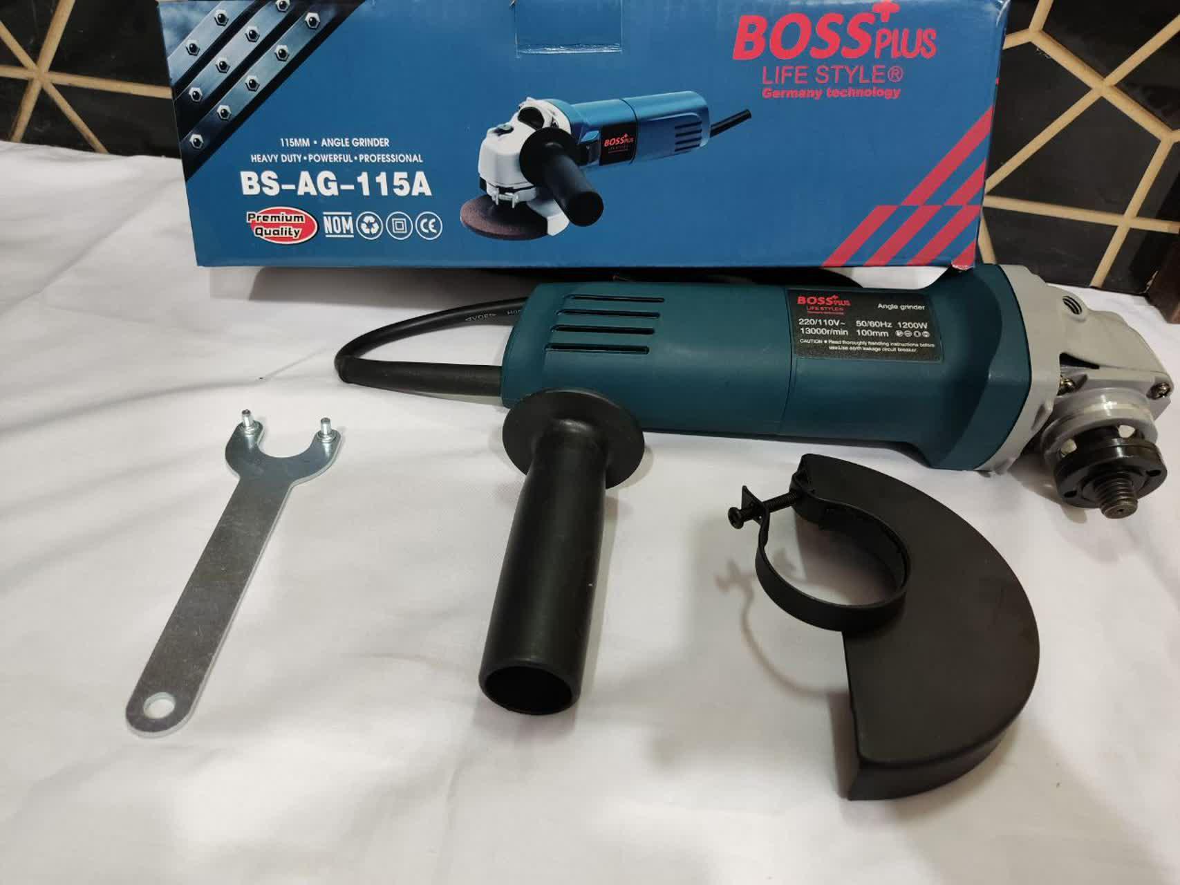 مینی فرز کلید بغل صنعتی باس پلاس مدل BS-AG-115A