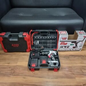 دریل شارژی چکشی ۳۶ ولت صنعتی حرفه ای باس مدل BS2525