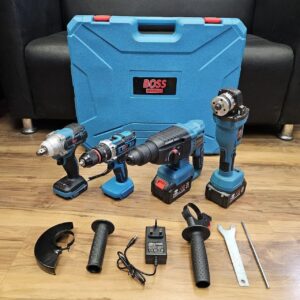 مجموعه چهار عددی شارژی براش لس حرفه ای باس مدل Kit-4H
